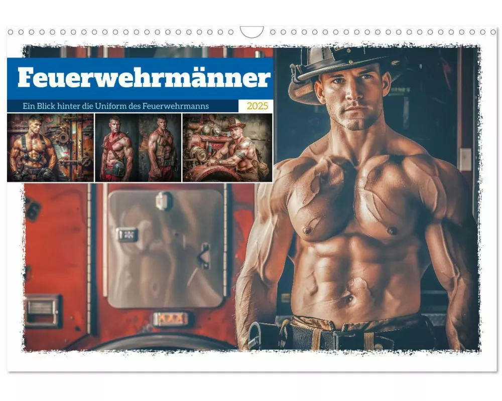 Feuerwehrmnner (Wandkalender 2025 DIN A3 quer), CALVENDO Monatskalender