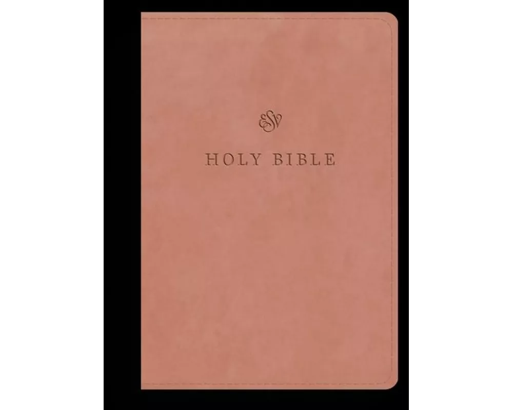 ESV Large Print Compact Bible, Red Letter (Trutone, Blush Rose)