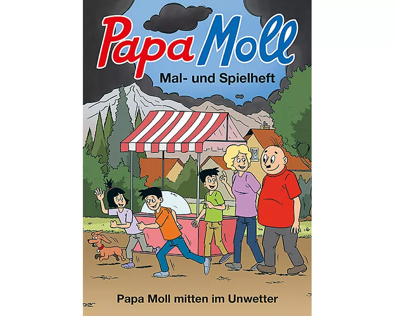 Papa Moll mitten im Unwetter