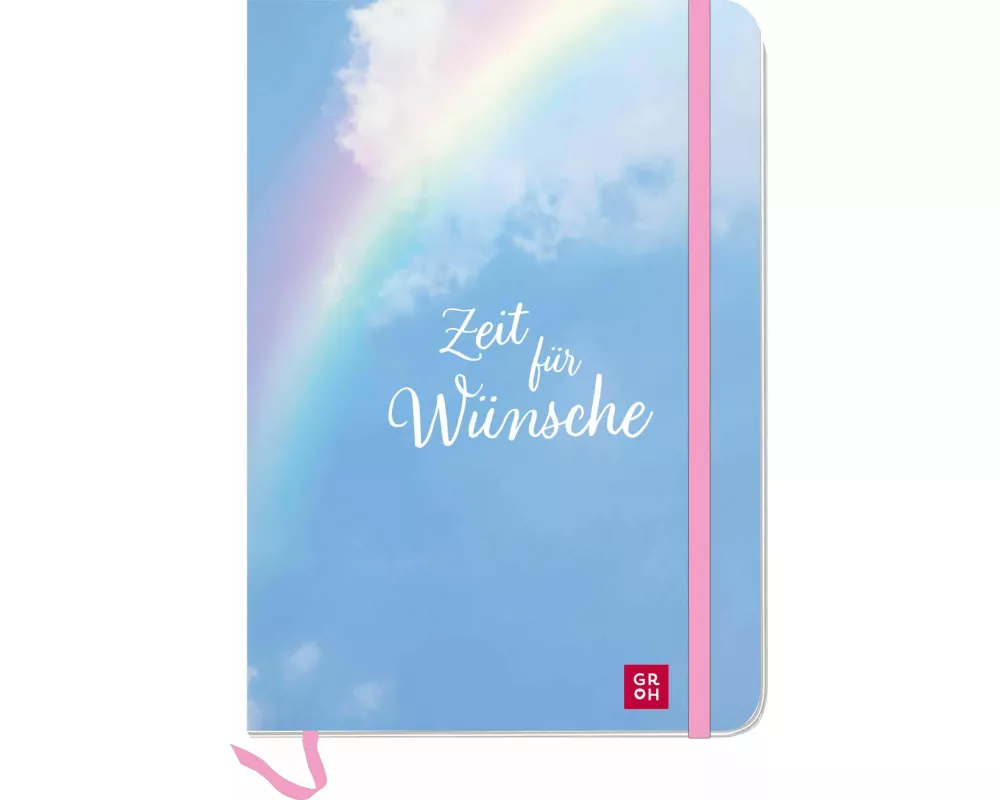 Notizbuch Zeit für Wünsche Regenbogen