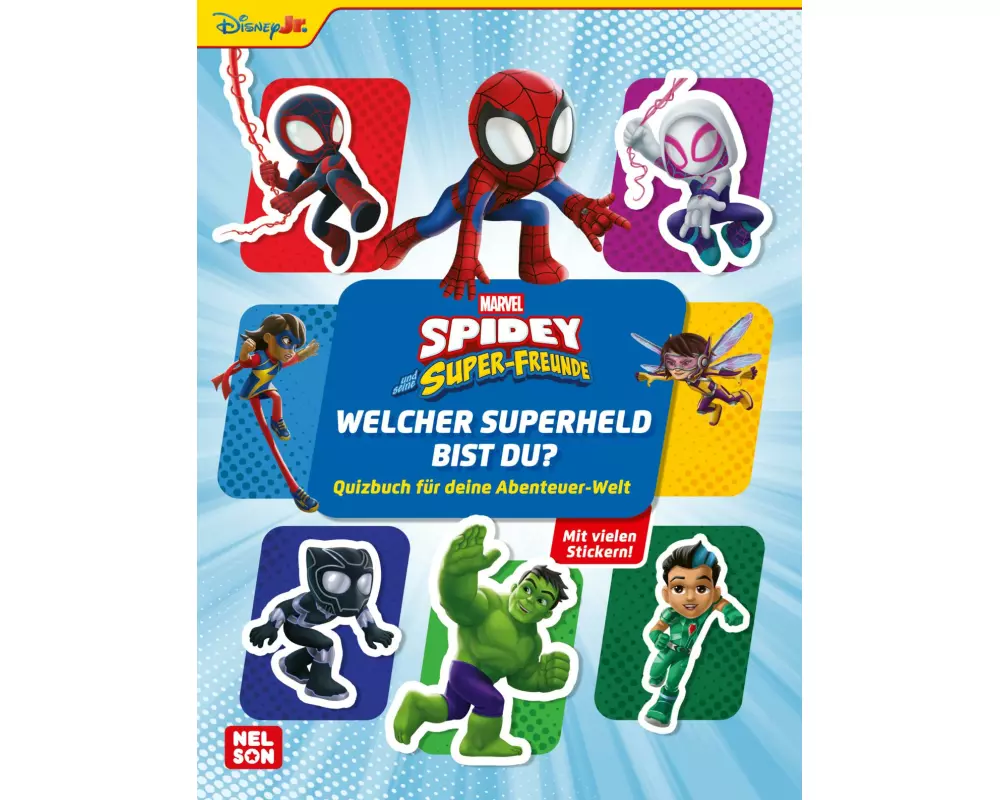 MARVEL Spidey und seine Super-Freunde: Welcher Superheld bist du? Quizbuch für deine Abenteuer-Welt