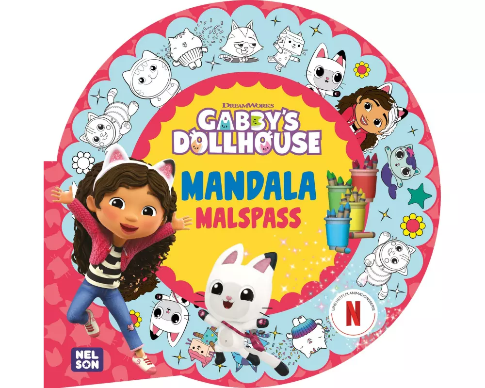 Gabby's Dollhouse: Mandala-Malspaß