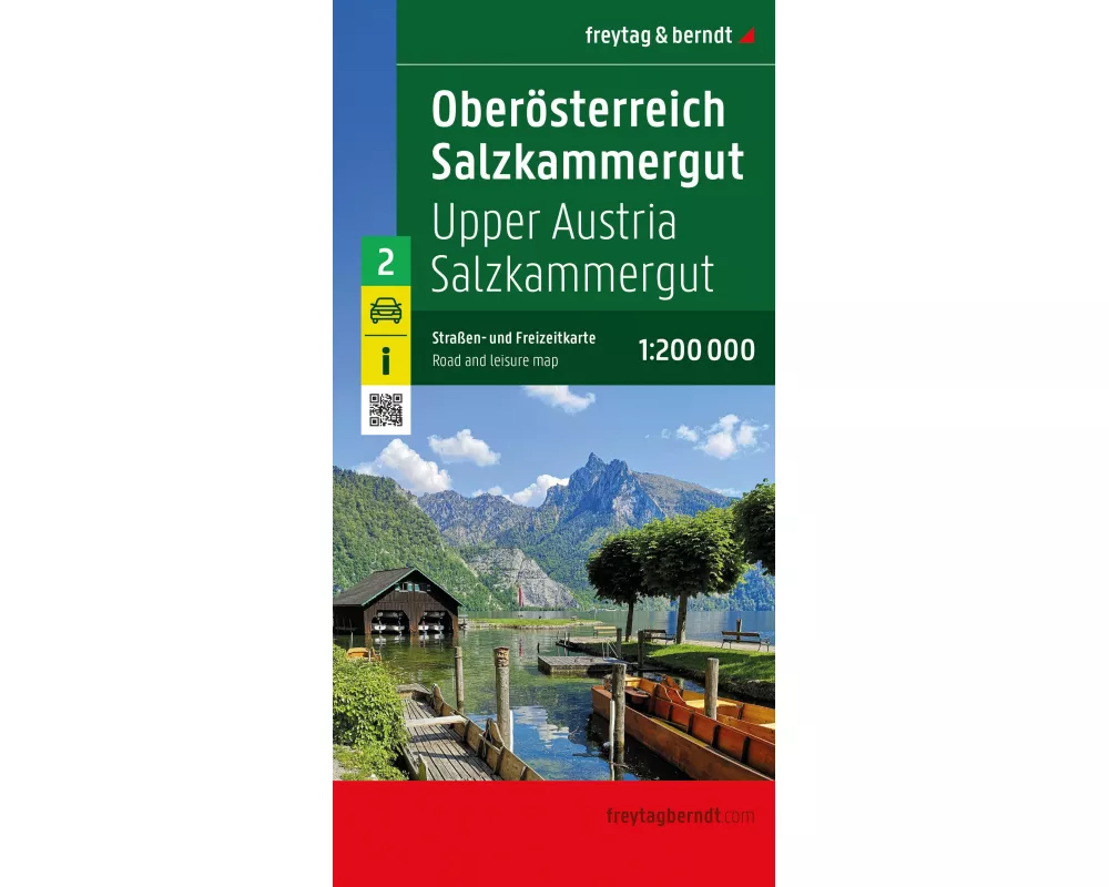 Oberösterreich - Salzkammergut, Straßen- und Freizeitkarte 1:200.000, freytag & berndt