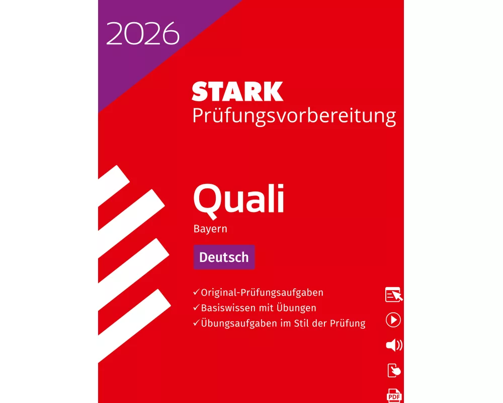 STARK Deutsch 9. Klasse - Quali Mittelschule 2026 Bayern - Prüfungsvorbereitung