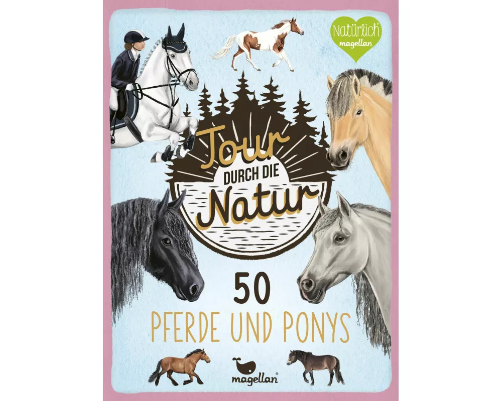 Tour durch die Natur - 50 Pferde und Ponys