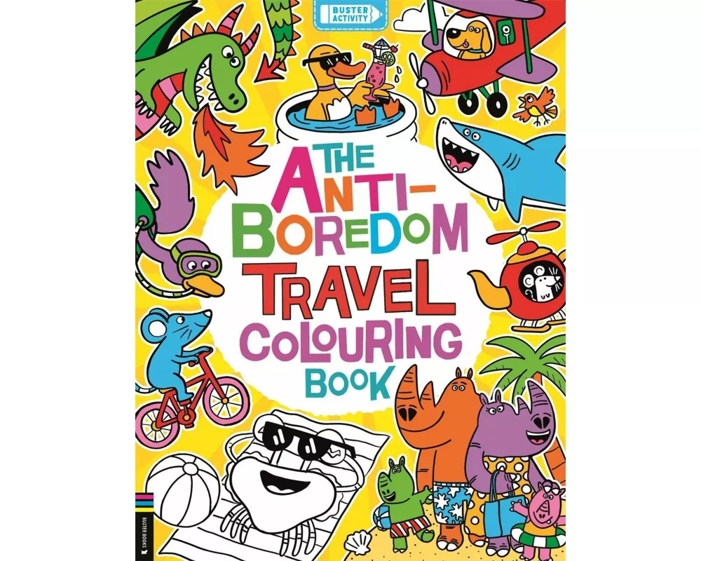 The Anti-Boredom Travel Colouring Book