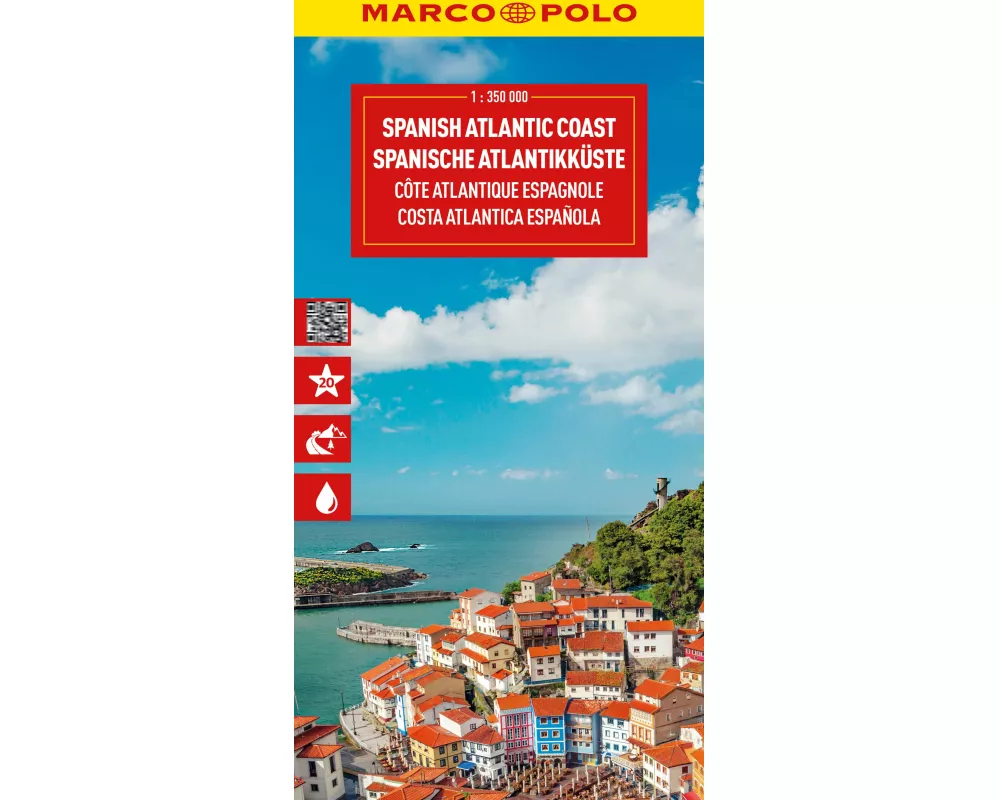 MARCO POLO Reisekarte Spanische Atlantikküste 1:350.000