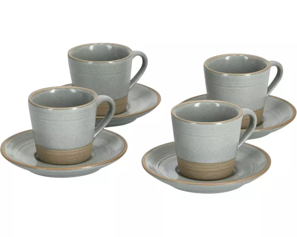 Zeller Present Espressotasse 60 ml, 4 Stück, Grün