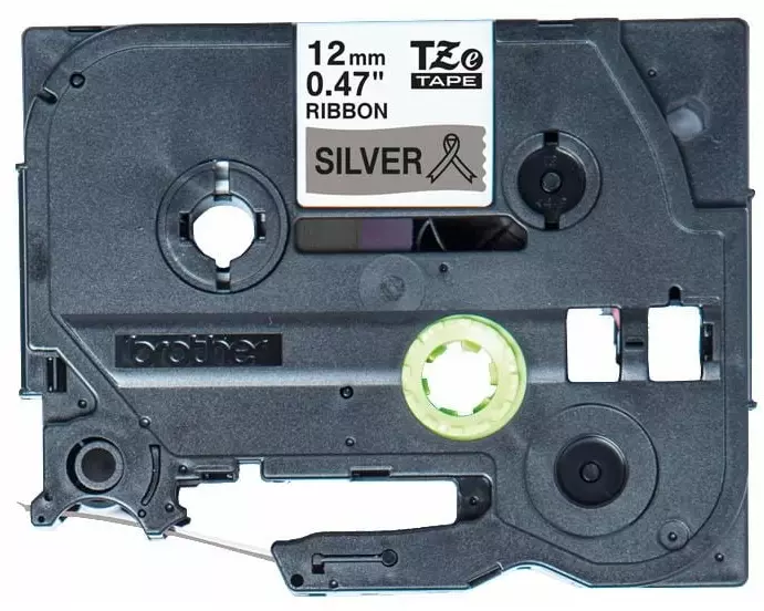 Brother Beschriftungsband TZe-R931 Schwarz auf Silber