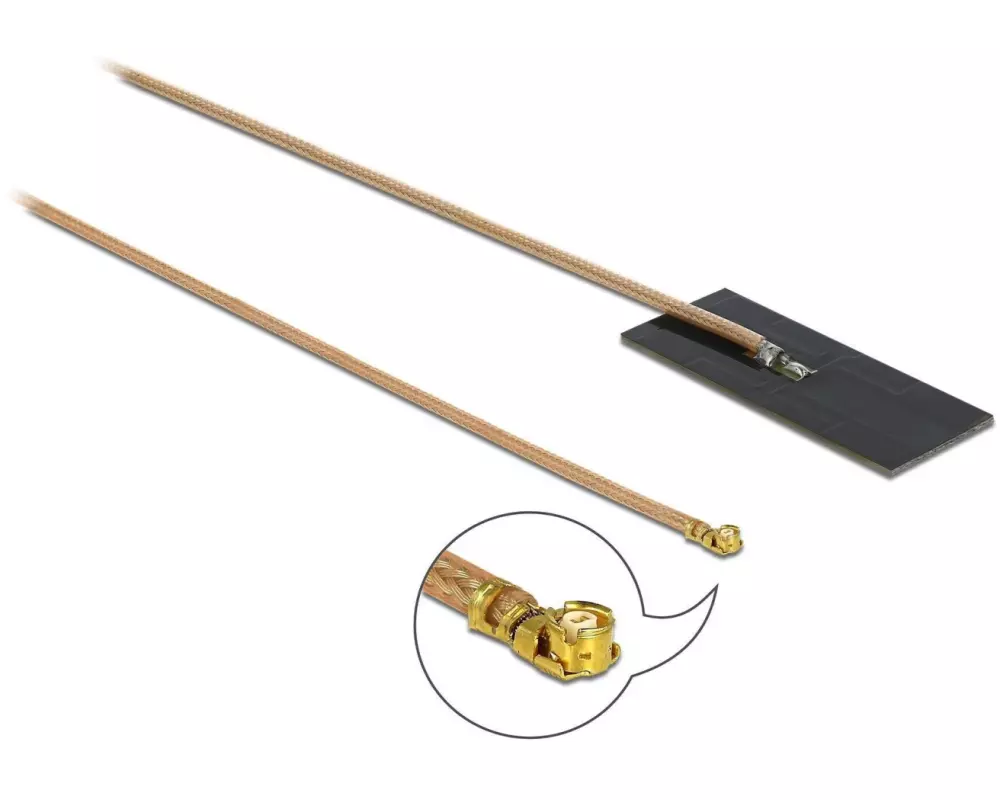 Delock WLAN-Antenne MHF I MHF I 1.2 dBi Rundstrahl
