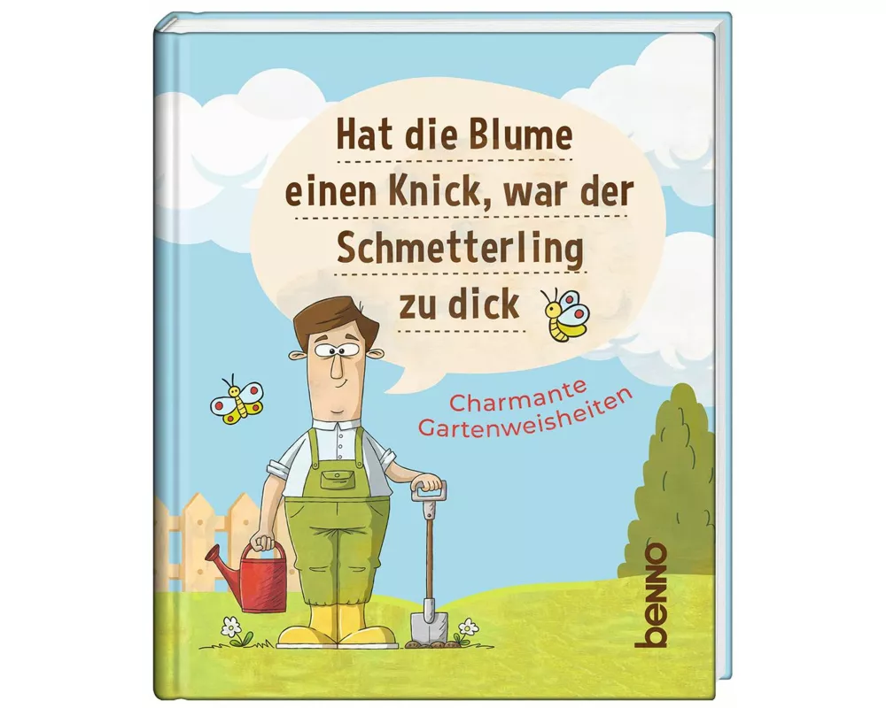 Hat die Blume einen Knick, war der Schmetterling zu dick