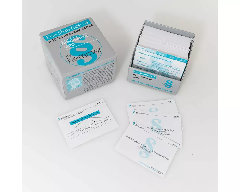 Shorties Box 8: Arbeitsrecht, Strafprozessordnung (StPO)