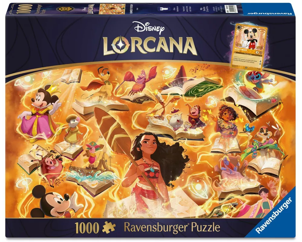 Erwachsenenpuzzle 1000 Teile - Disney Lorcana - Glimmers of the Realm: Amber