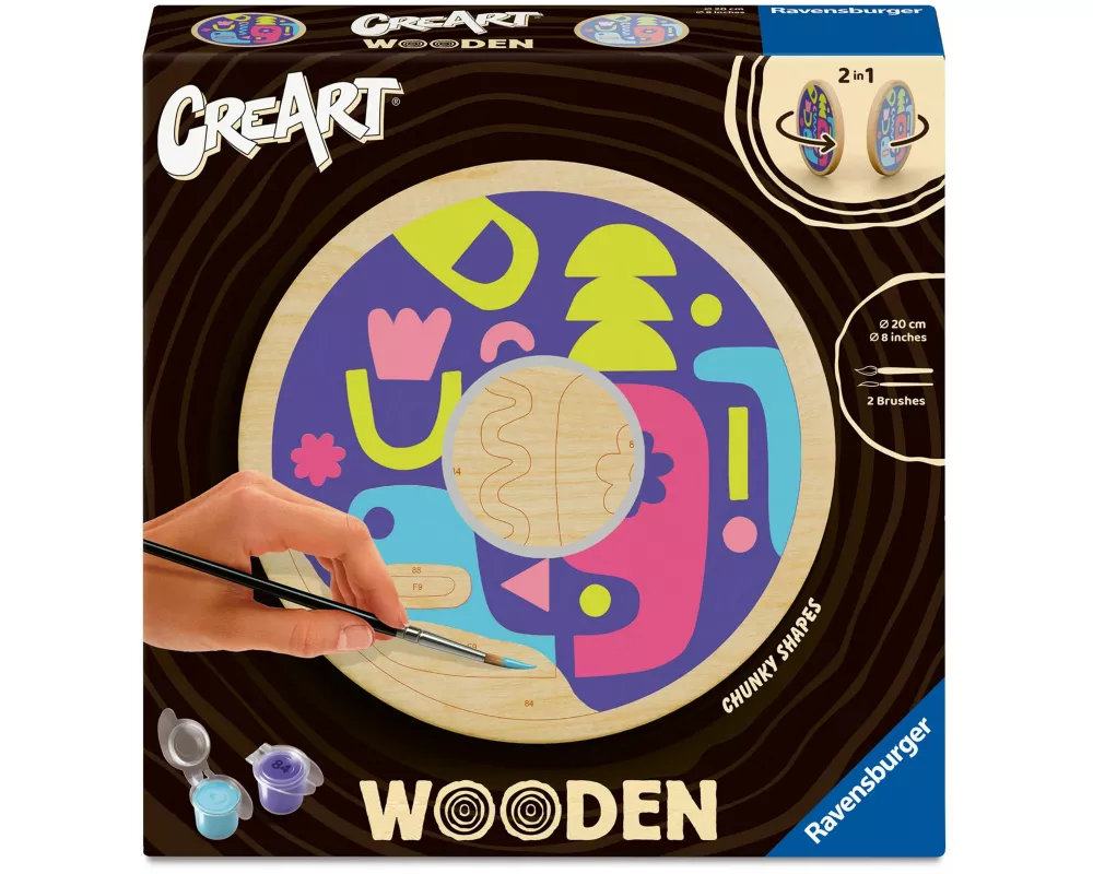 CreArt Wooden - Eckige Formen