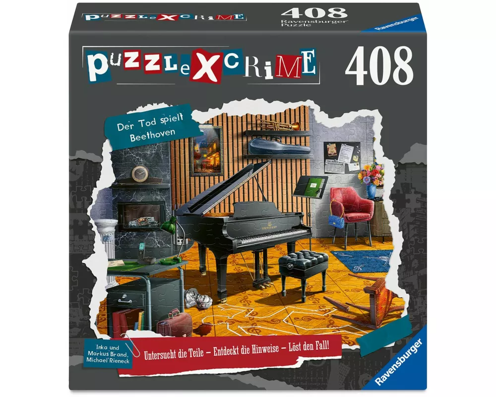 Puzzle X Crime 408 Teile - Der Tod spielt Beethoven