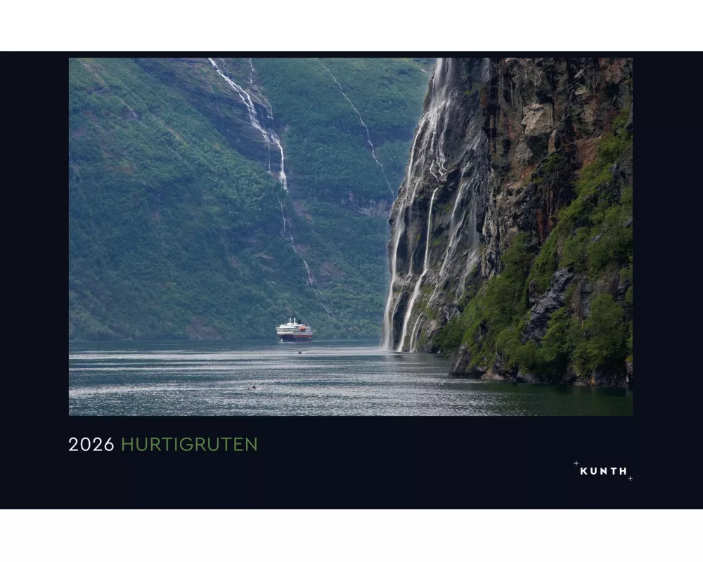 Hurtigruten - KUNTH Wandkalender 2026
