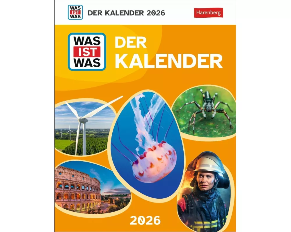WAS IST WAS Der Kalender Tagesabreißkalender 2026 - Kinderkalender