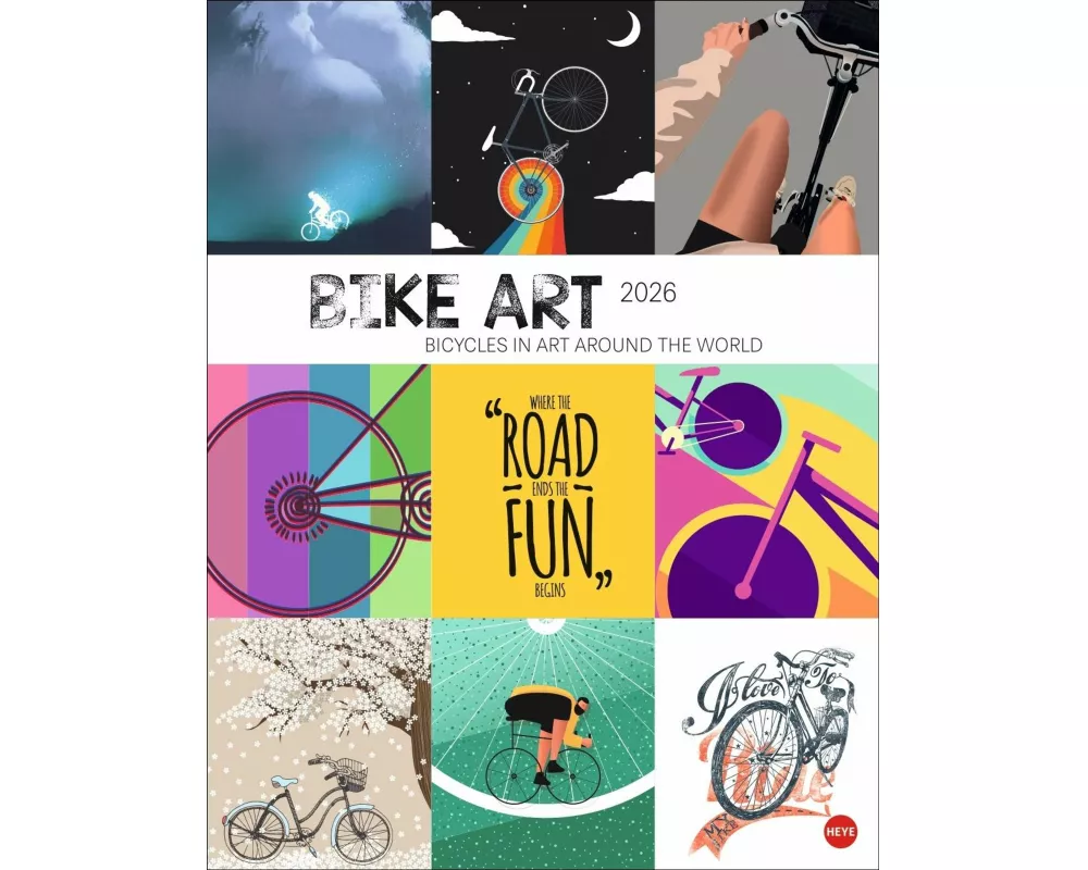 Bike Art Posterkalender 2026