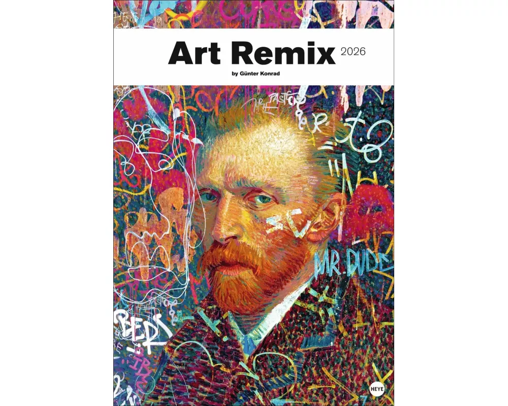 Konrad Art Remix Posterkalender 2026