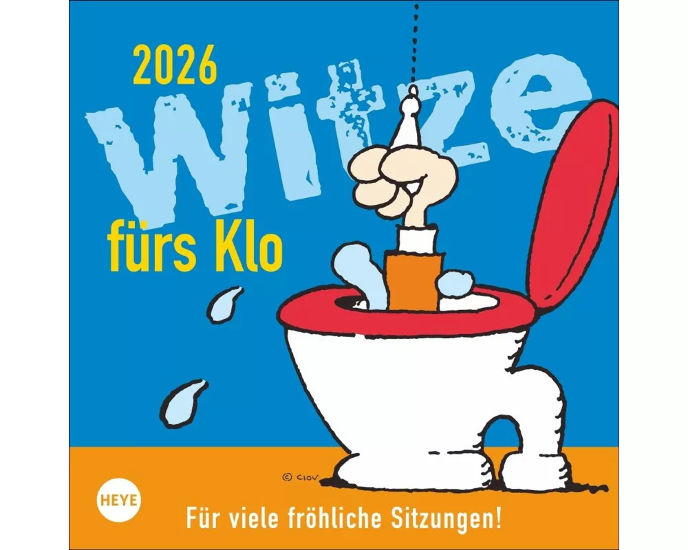 Witze fürs Klo Kalender 2026