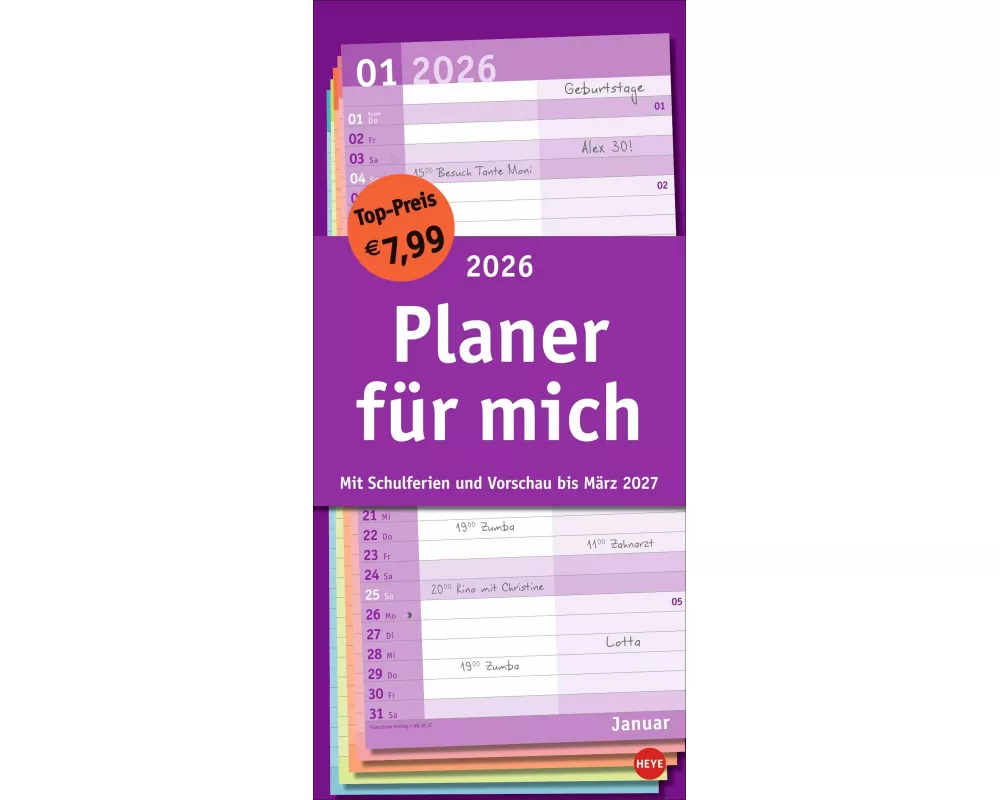 Basic Planer für mich 2026