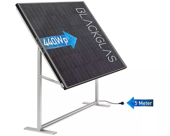 BLACKGLAS Solaranlage ECOtablet 440 W