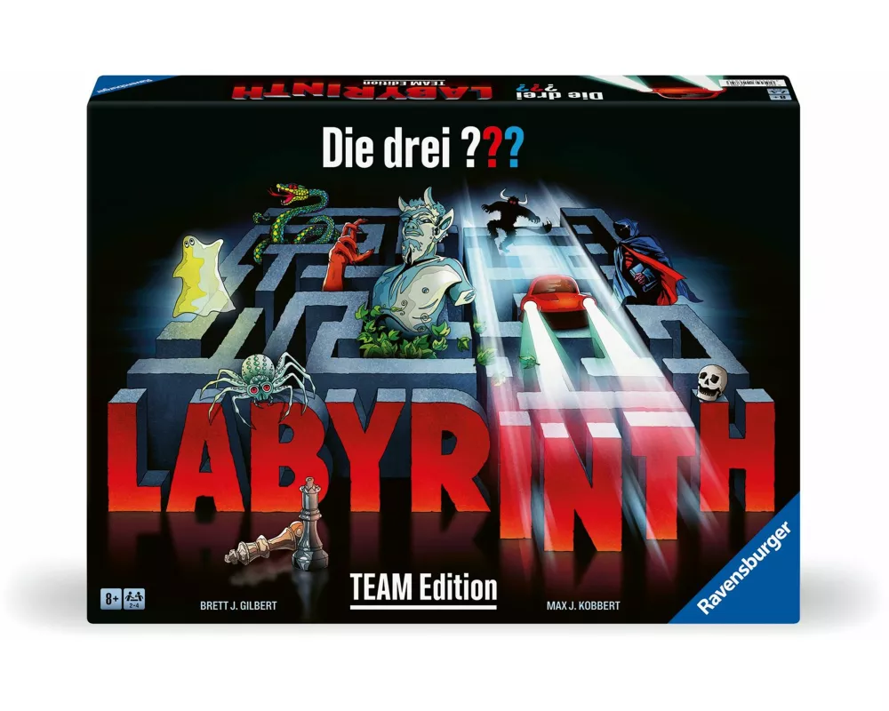 Die drei ??? Labyrinth - Team Edition - Gesellschaftsspiel & Brettspiel ab 8 Jahre
