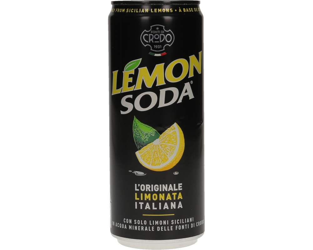 GRODO Lemon-Soda Alu PS84384 33 cl, 24 Stk.