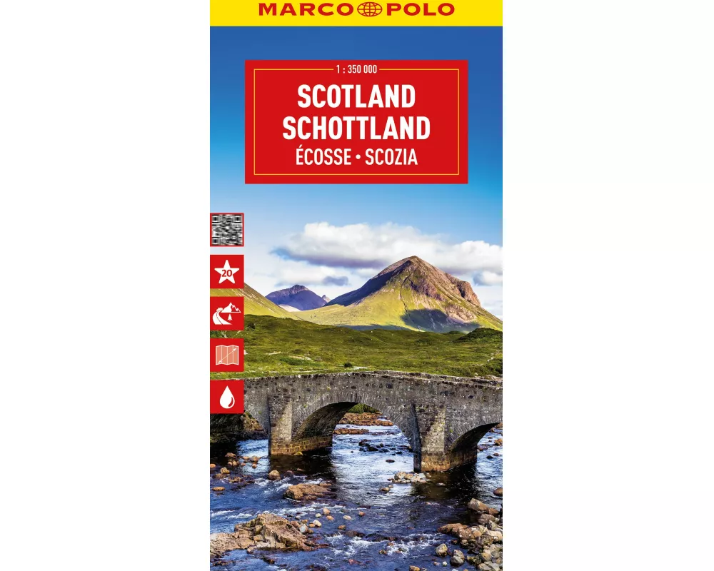 MARCO POLO Reisekarte Schottland 1:350.000