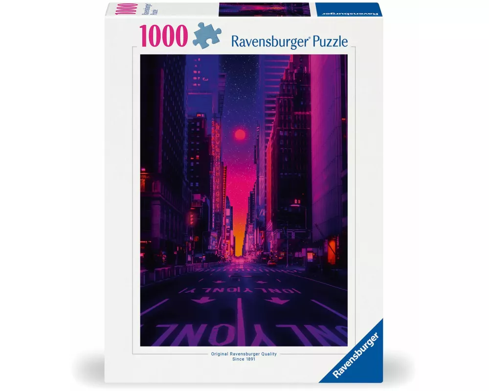 Erwachsenenpuzzle 1000 Teile - New York in Neon
