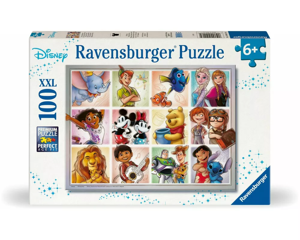 Kinderpuzzle 100 XXL Teile - Disney Classics - Disney Momente