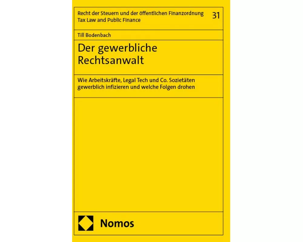Der gewerbliche Rechtsanwalt