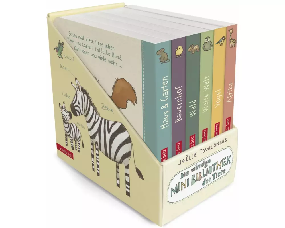 Die winzige Mini-Bibliothek der Tiere (Die Mini-Bibliothek der Wörter, Bd.)