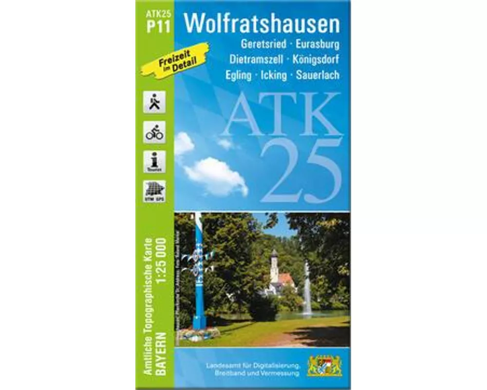 ATK25-P11 Wolfratshausen (Amtliche Topographische Karte 1:25000)