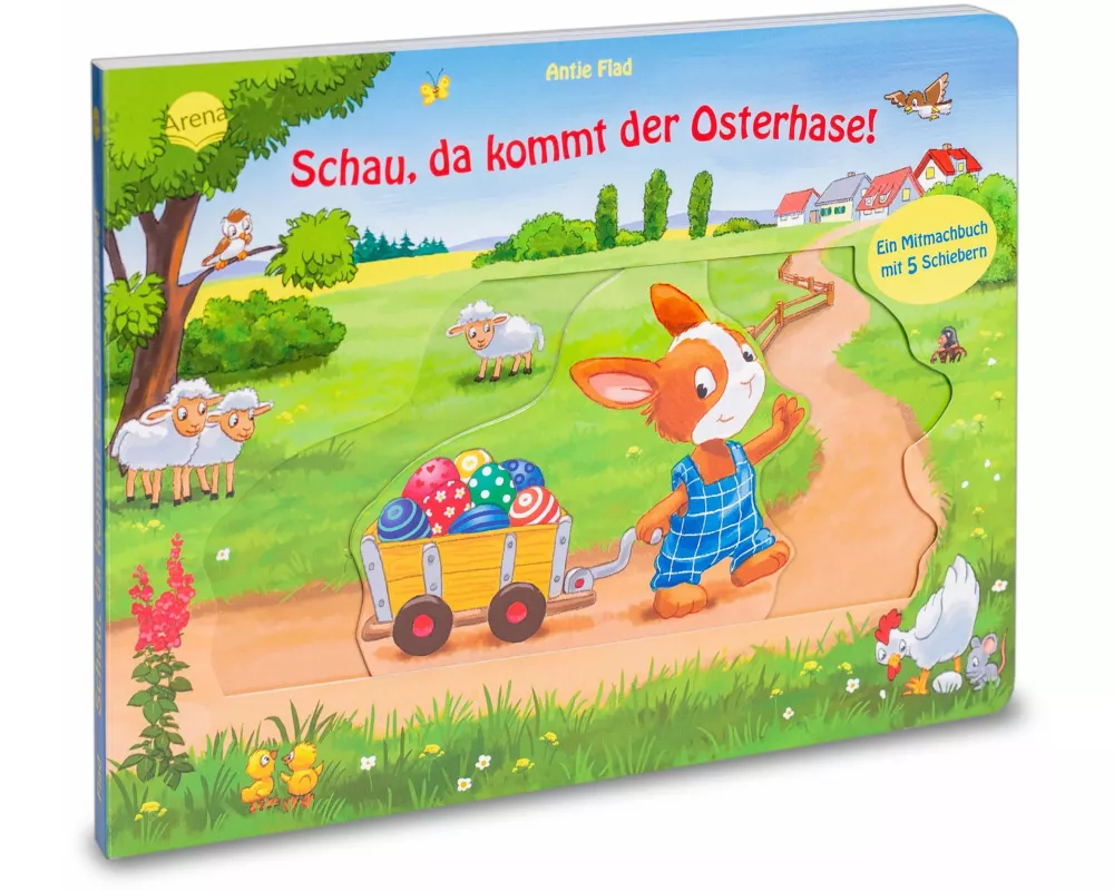 Schau, da kommt der Osterhase!