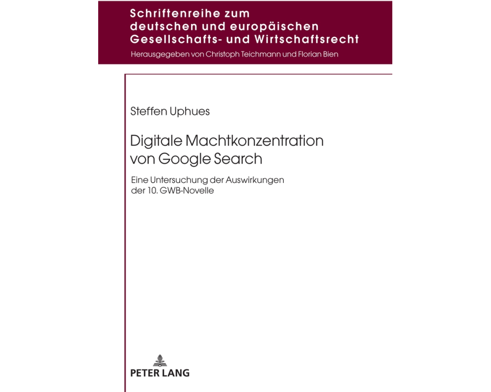 Digitale Machtkonzentration von Google Search