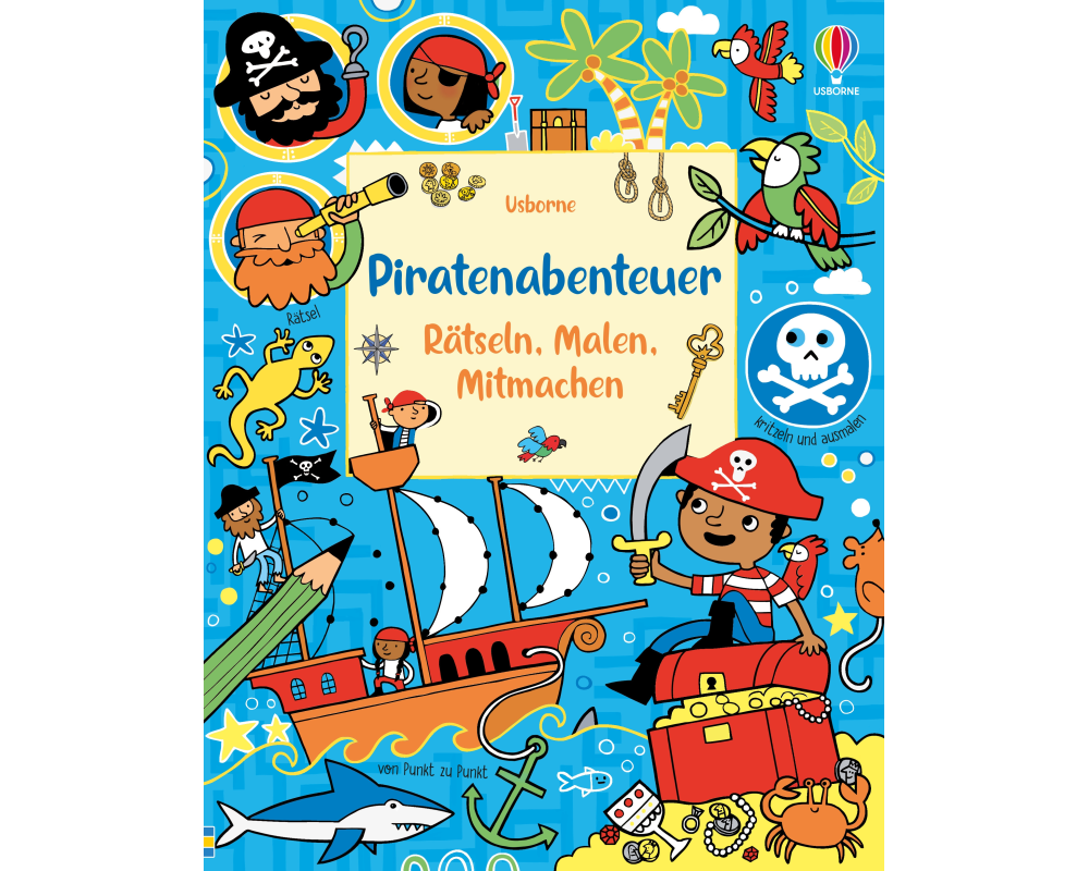 Piratenabenteuer – Rätseln, Malen, Mitmachen
