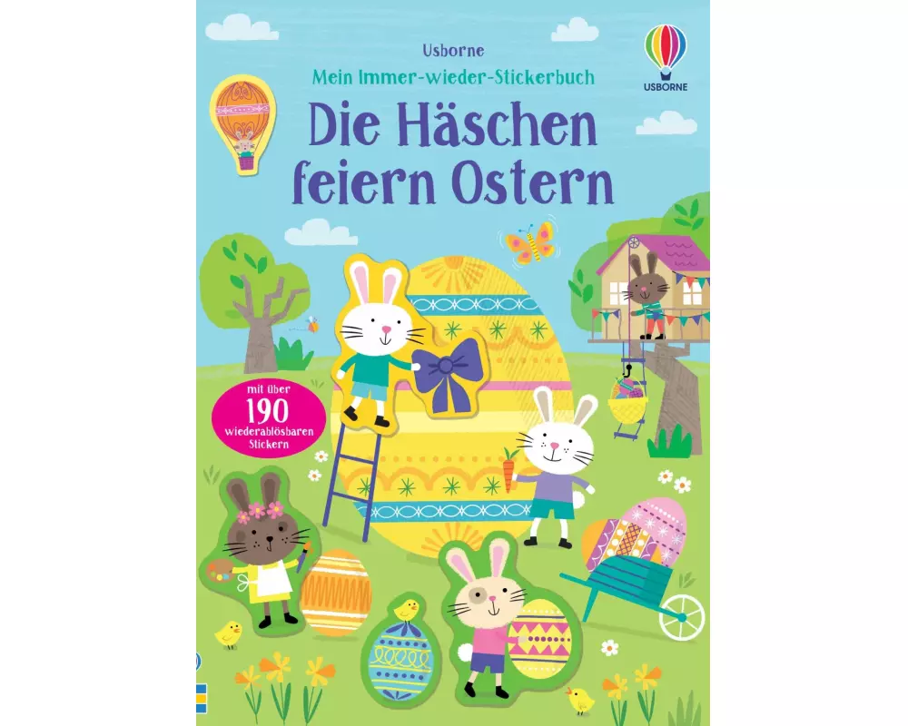 Mein Immer-wieder-Stickerbuch: Die Häschen feiern Ostern