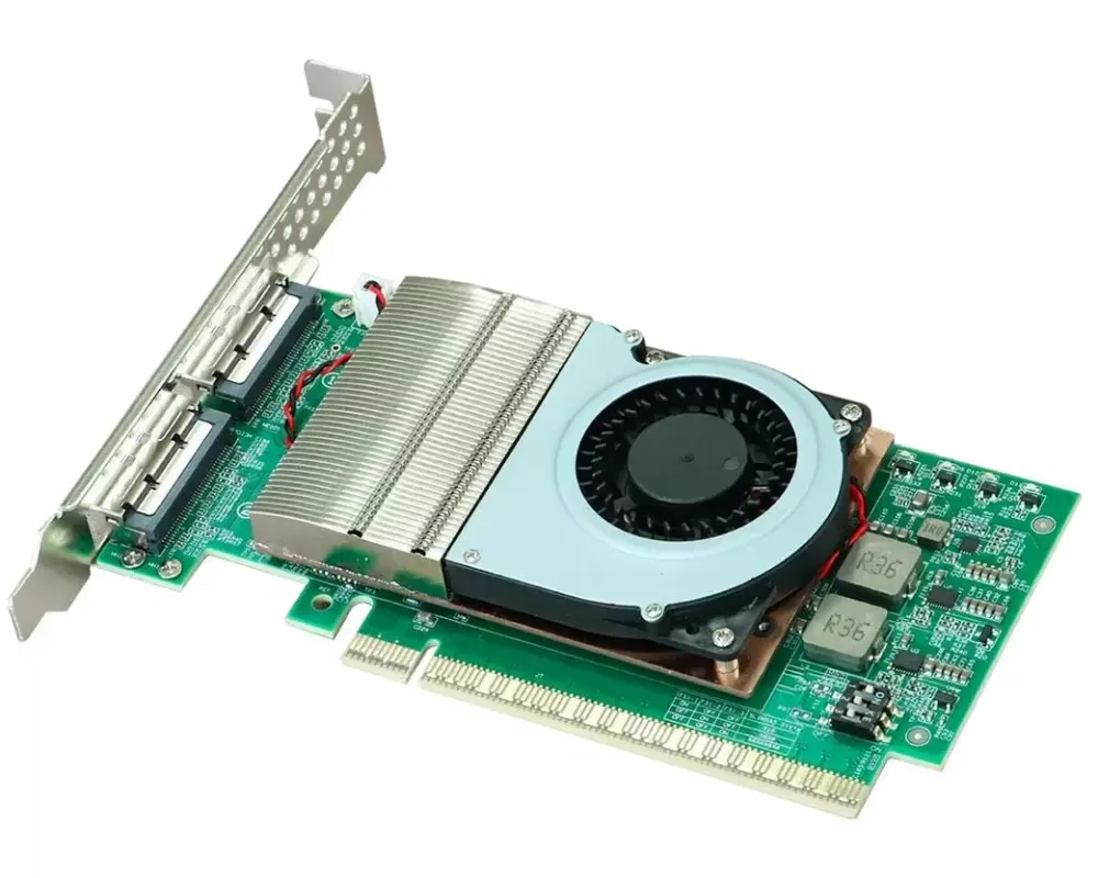 Highpoint Rocket 1624M PCIe 5.0 x16 Retimer Erweiterungsadapter