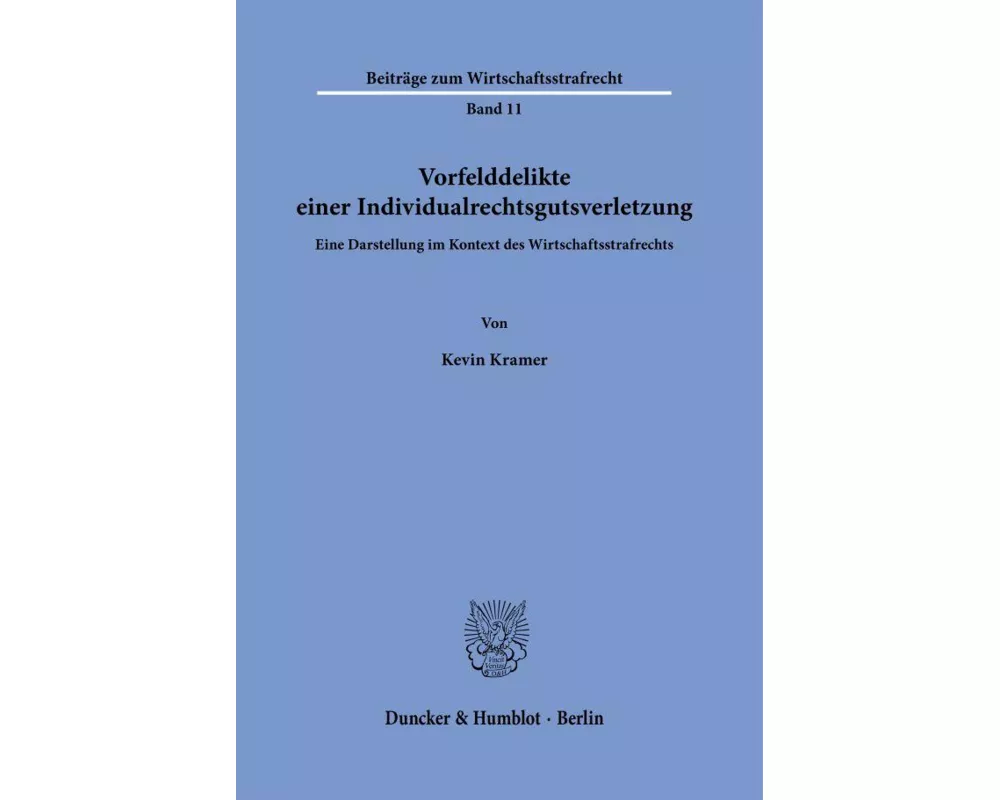 Vorfelddelikte einer Individualrechtsgutsverletzung