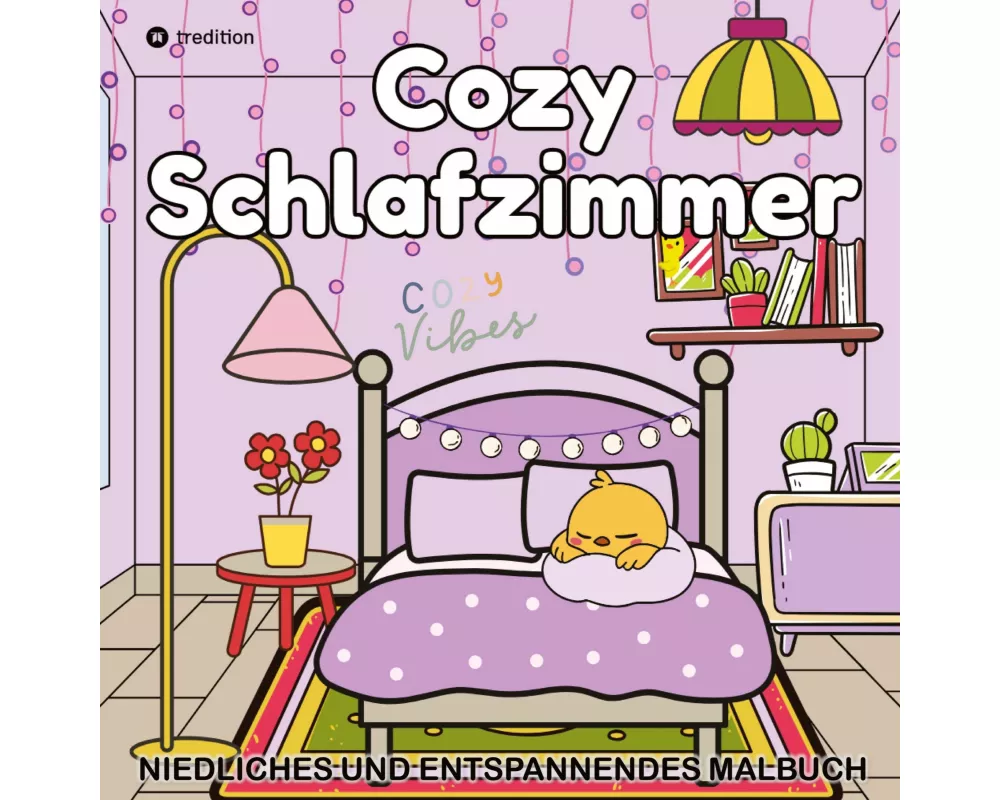 Cozy Malbuch für Erwachsene - Cozy Schlafzimmer - Cozy Home Malbuch