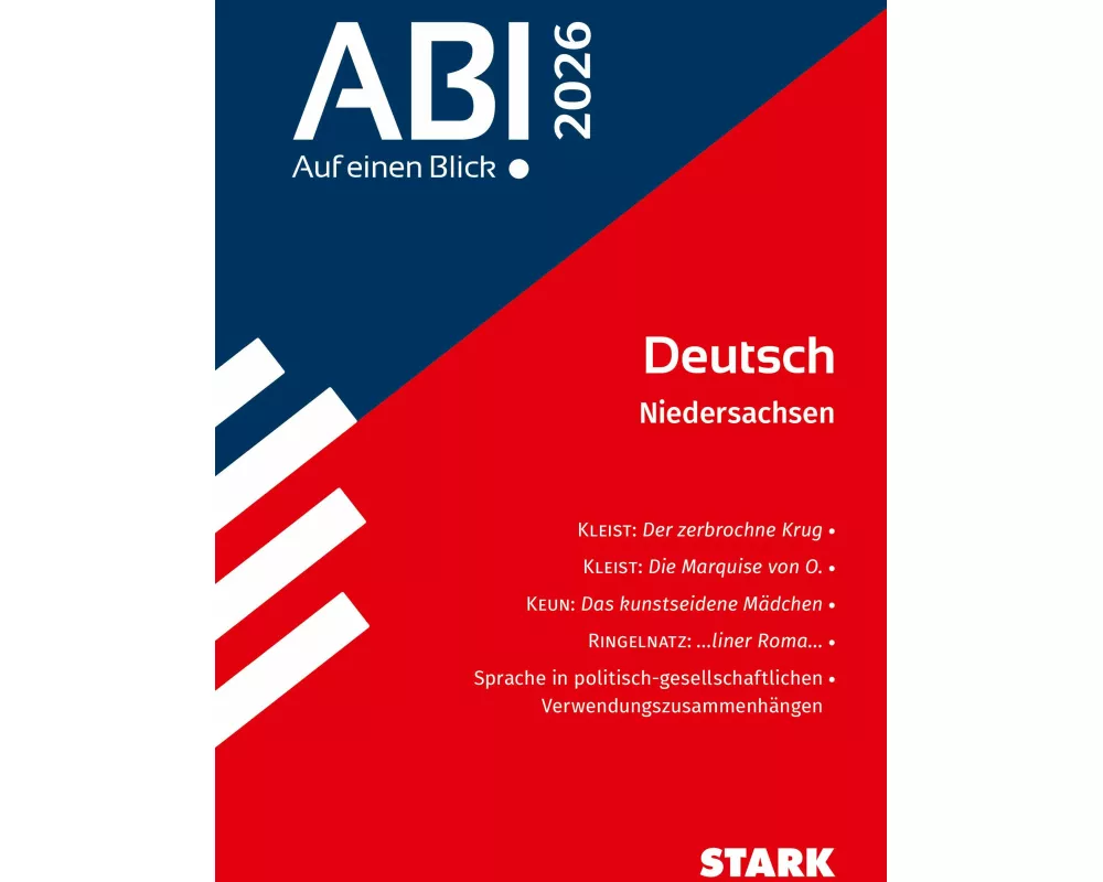 STARK Deutsch - Abi - Auf einen Blick! 2026 Niedersachsen
