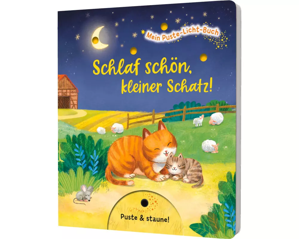 Mein Puste-Licht-Buch: Schlaf schön, kleiner Schatz!