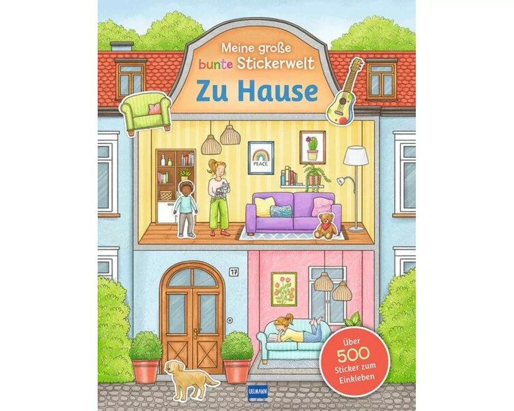 Meine große bunte Stickerwelt - Zu Hause