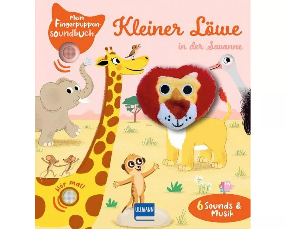 Mein Fingerpuppen-Soundbuch - Kleiner Löwe in der Savanne