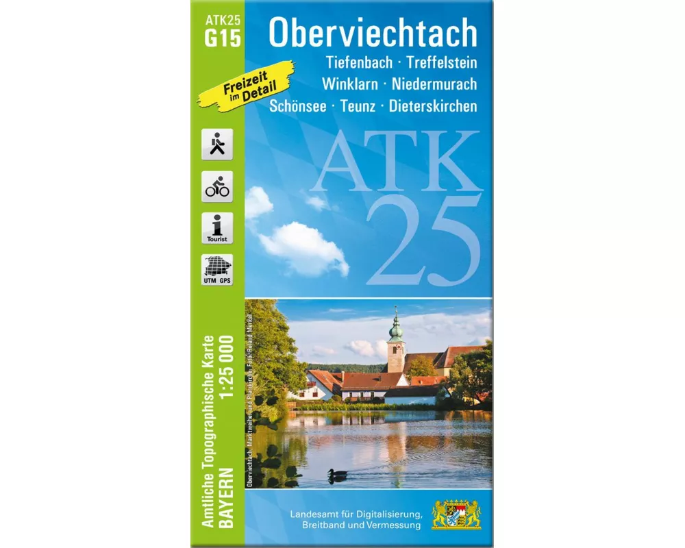 ATK25-G15 Oberviechtach (Amtliche Topographische Karte 1:25000)