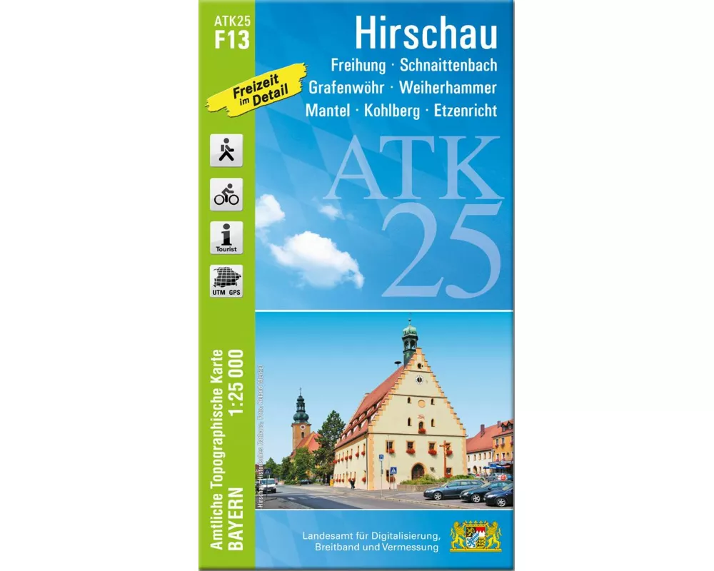 ATK25-F13 Hirschau (Amtliche Topographische Karte 1:25000)