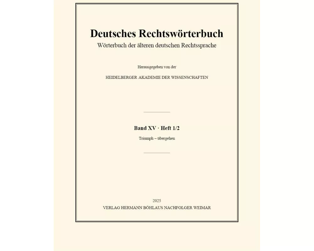 Deutsches Rechtswörterbuch