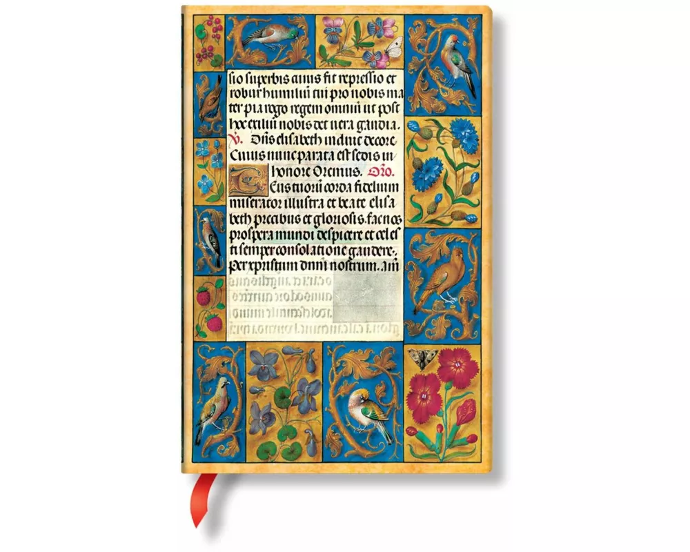 Spinola Hours (Ancient Illumination) Mini Hardback Address Book (Elastic Band Closure)