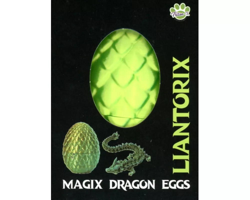 Drachenei "MagiX Dragon Egg LIANTORIX", grün, Drachen 22,5 cm & Ei 8 cm